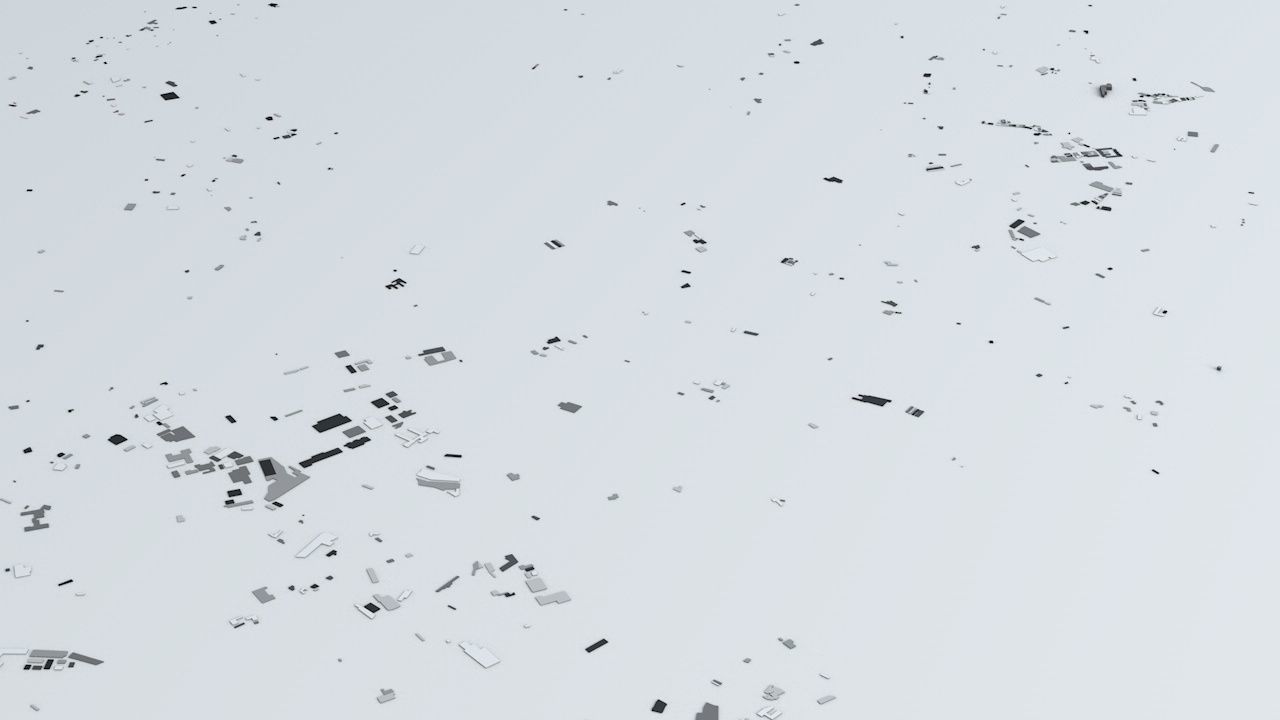 Malta Streets and Buildings 3D model_6