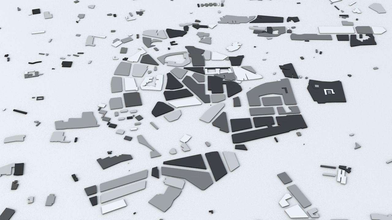 Malta Streets and Buildings 3D model_2