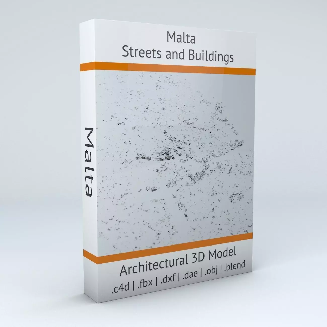 Malta Streets and Buildings 3D model_0