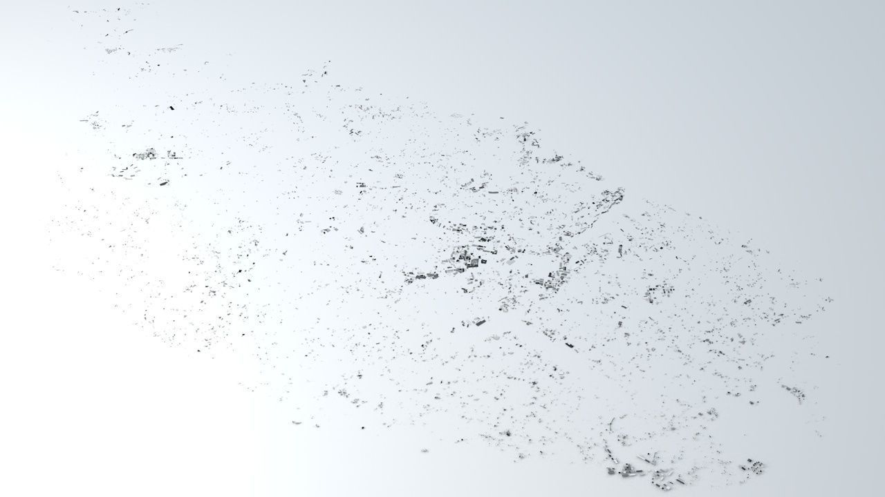 Malta Streets and Buildings 3D model_4