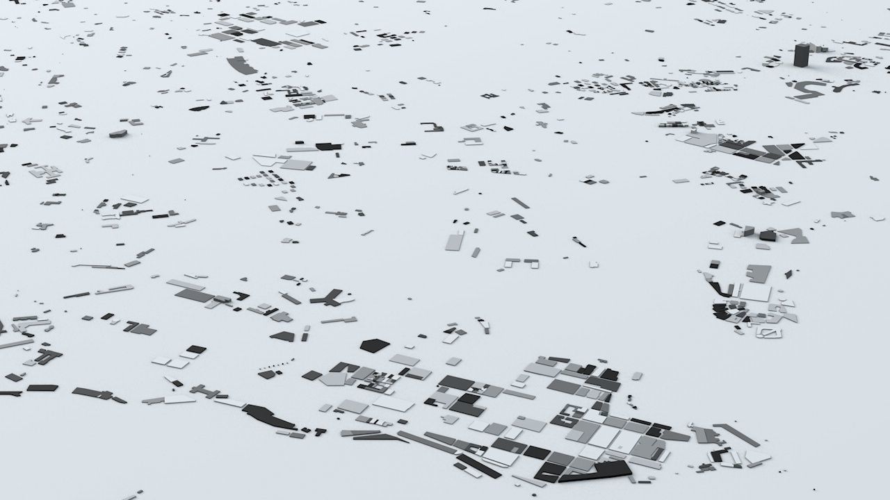 Malta Streets and Buildings 3D model_7