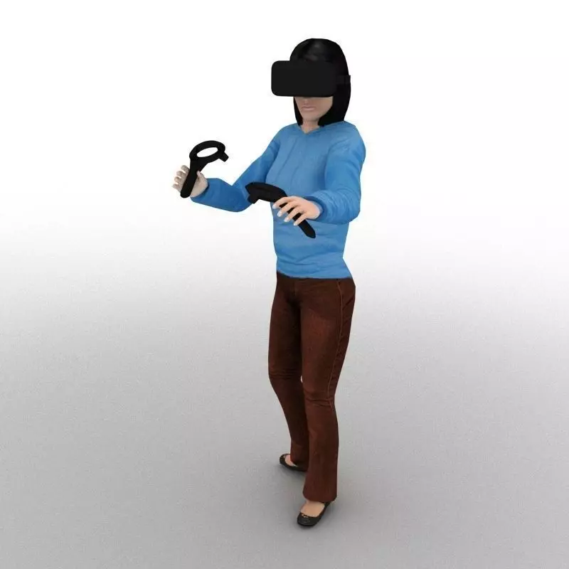 VR Animation 3D model_0