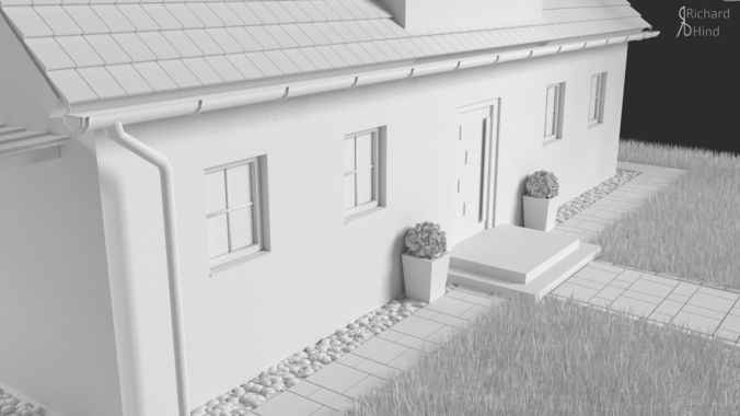 One Family House Free low-poly 3D model