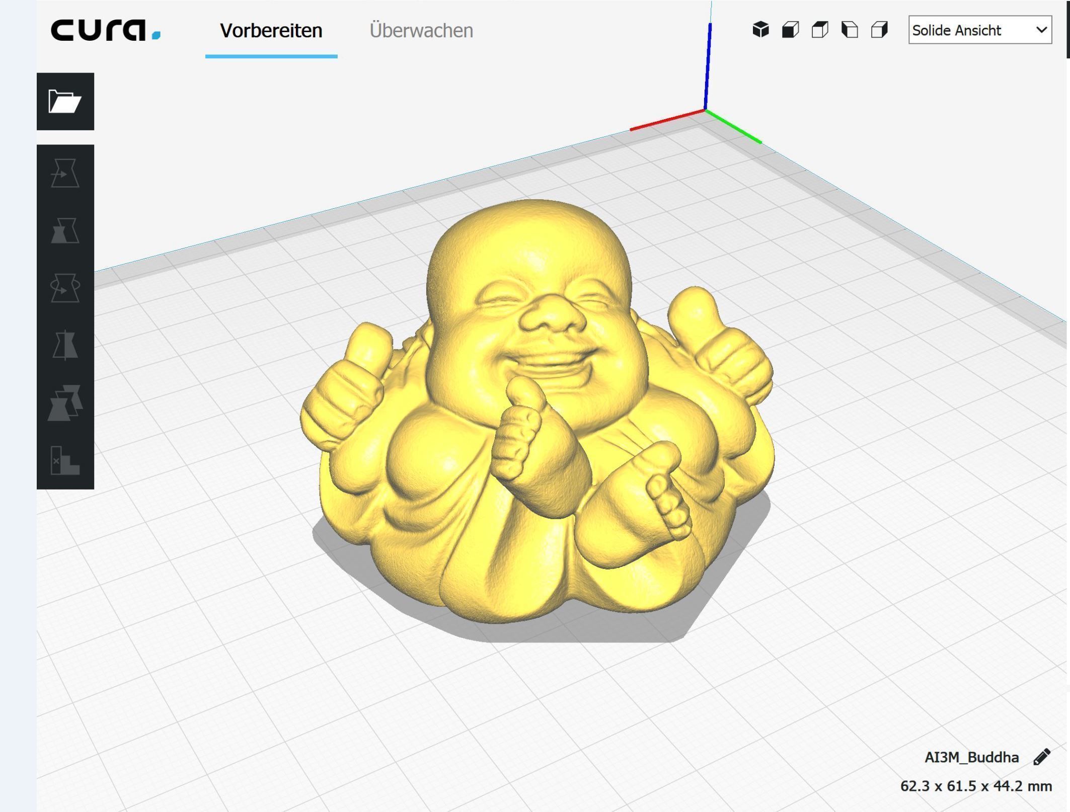 Laughing Buddha 3D print model_5