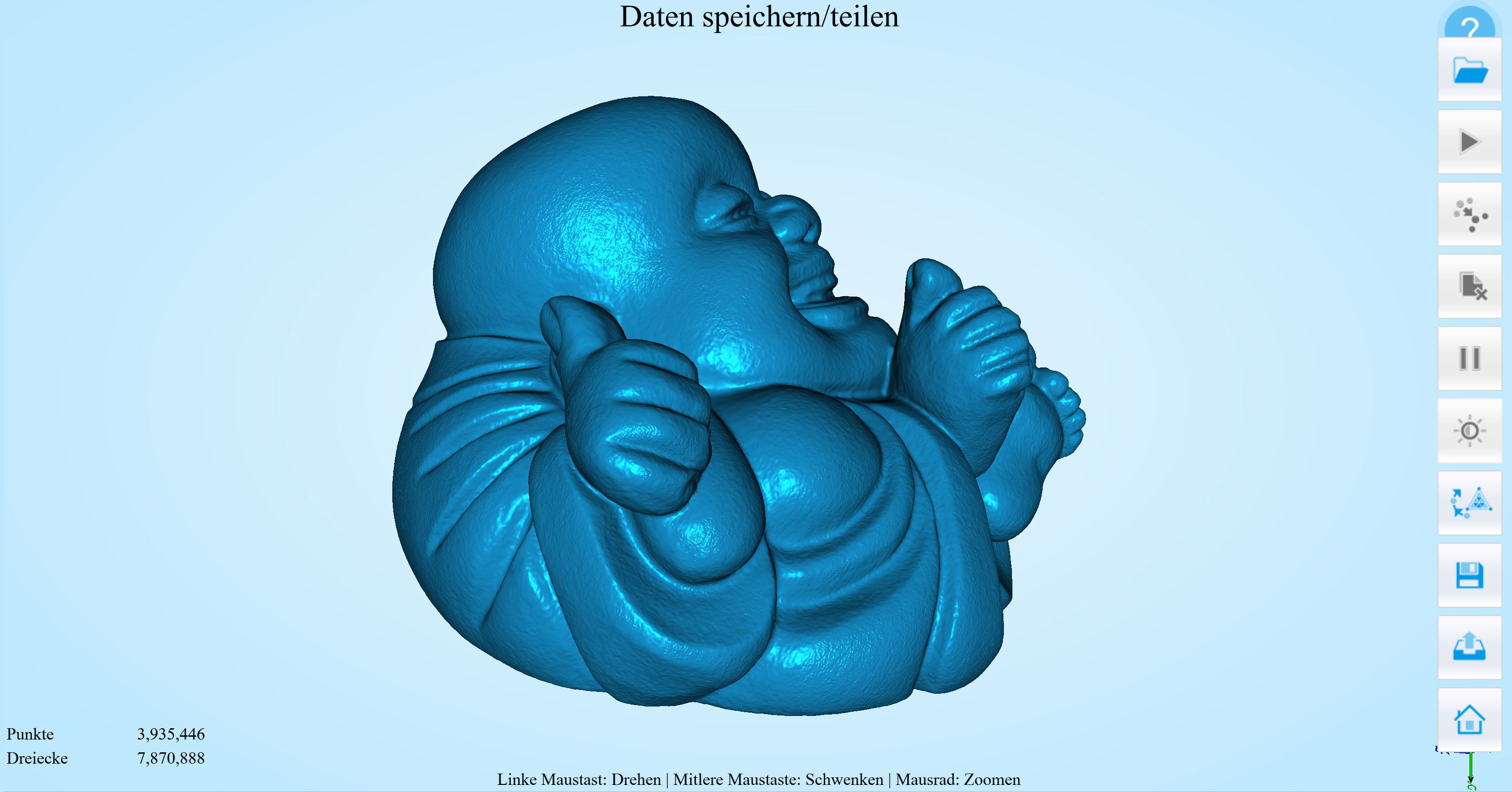 Laughing Buddha 3D print model_1