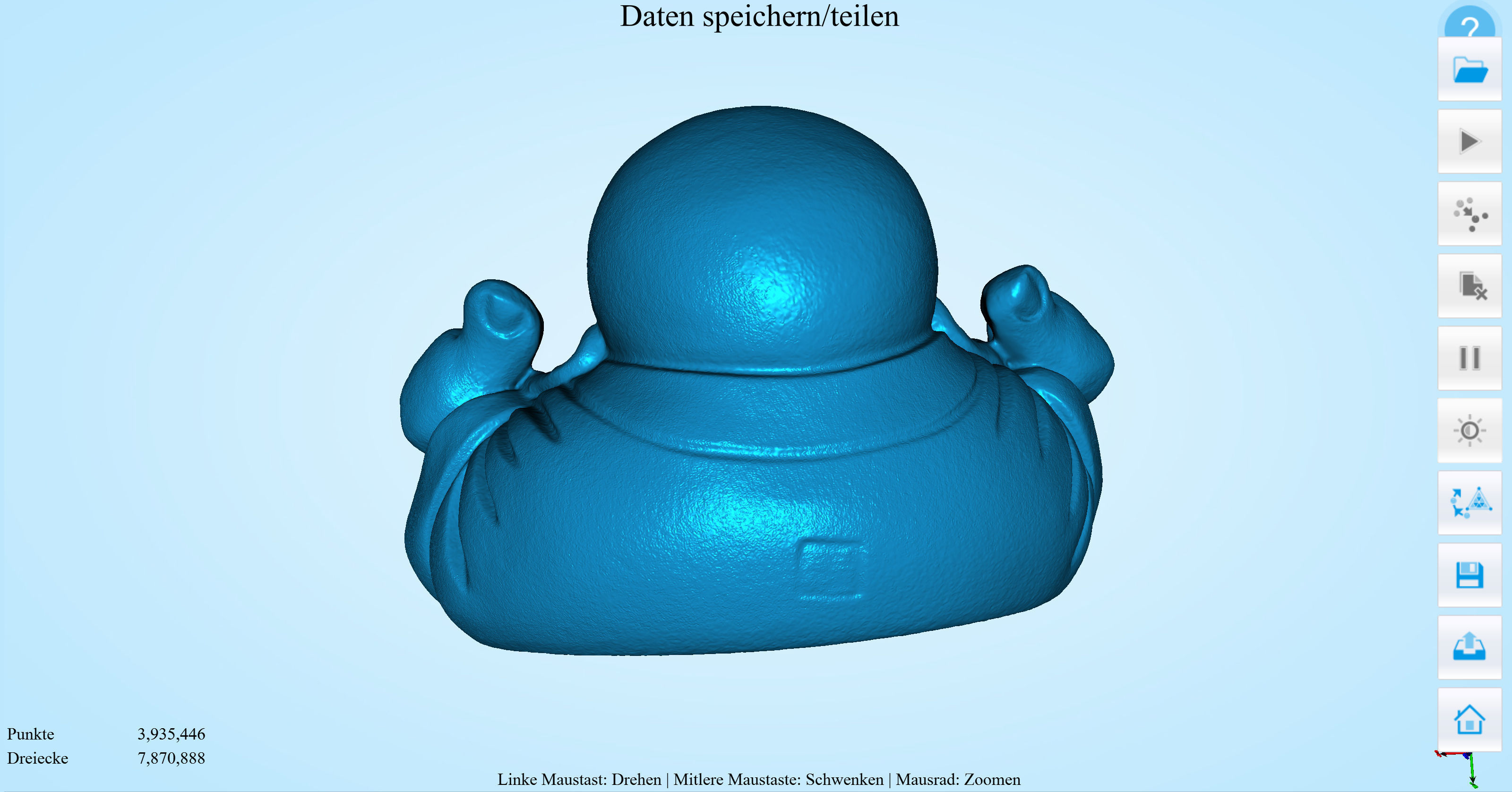 Laughing Buddha 3D print model_3