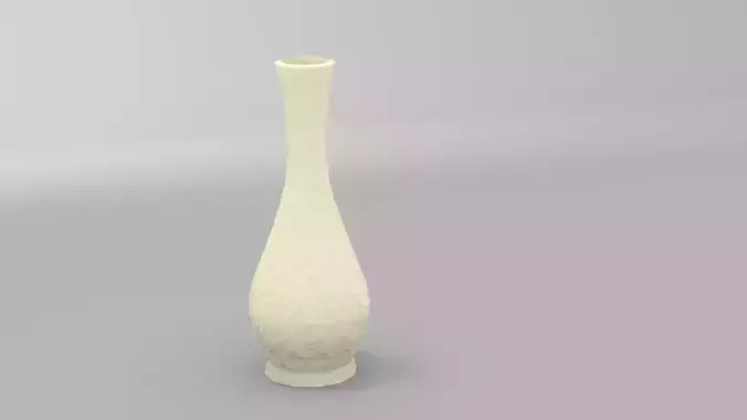Vase with Voronoi bump pattern