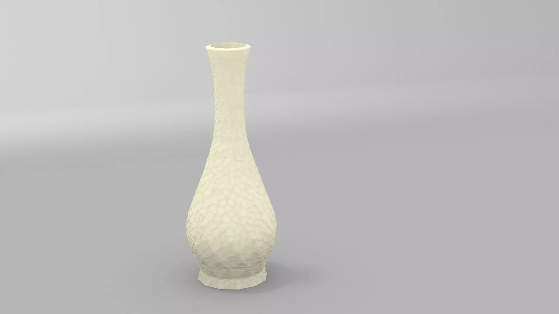 Vase with Voronoi bump pattern 3D print model_0