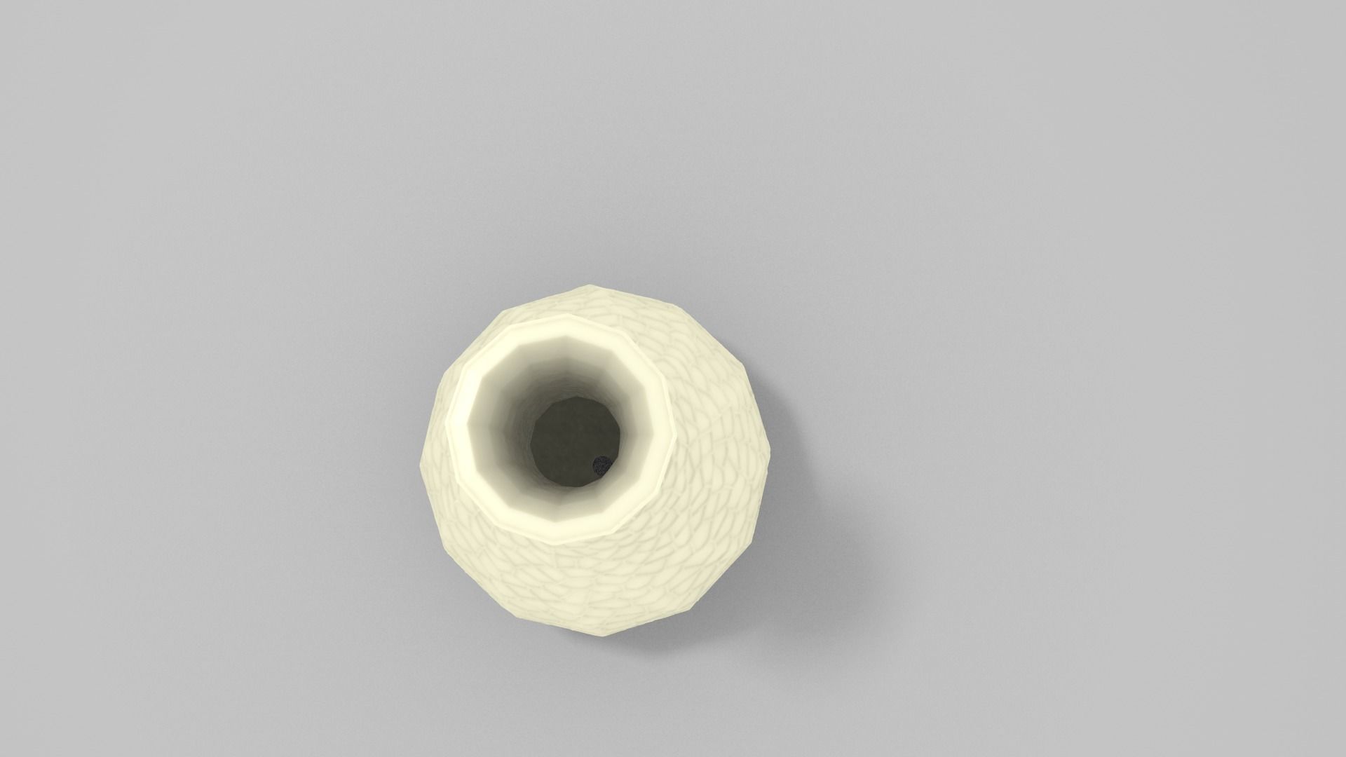 Vase with Voronoi bump pattern 3D print model_2