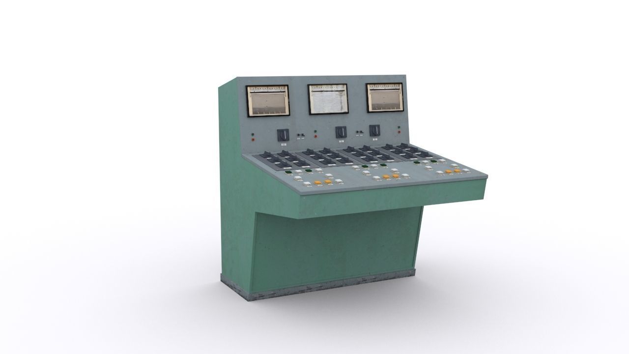 Remote Control Low-poly 3D model_5