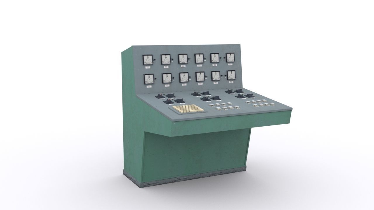 Remote Control Low-poly 3D model_6