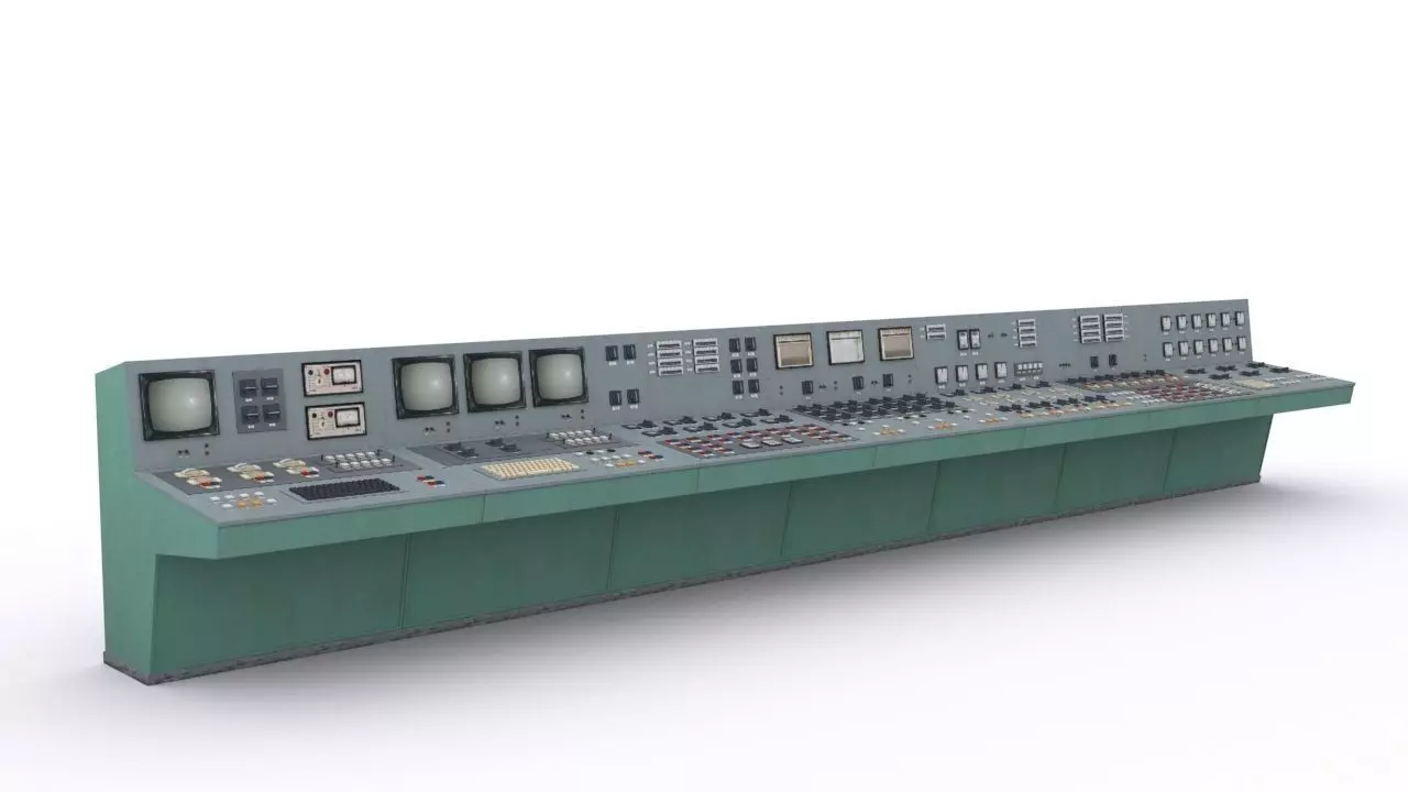 Remote Control Low-poly 3D model_0