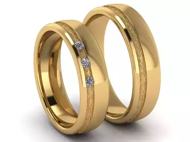 jewelry wedding rings 3D print model