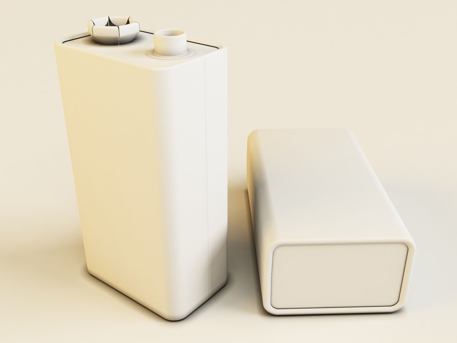 Battery Type PP3 Varta 3D model_10