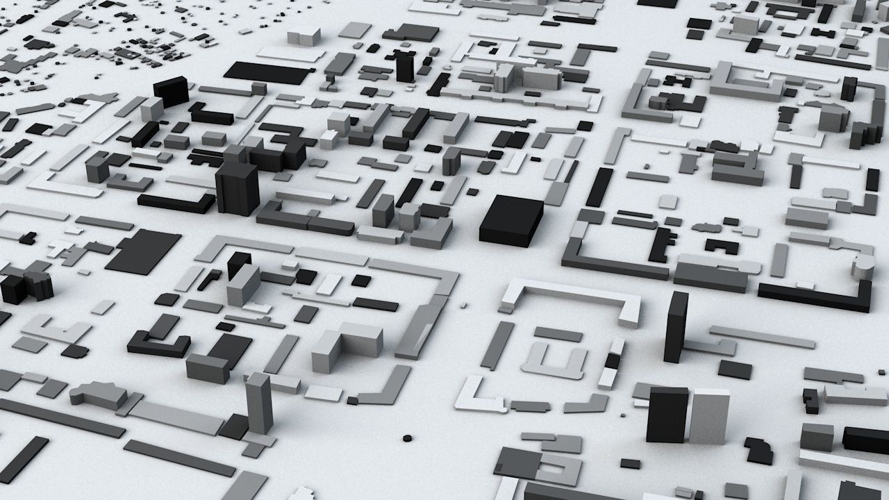 Ulaanbaatar Streets and Buildings 3D model_3