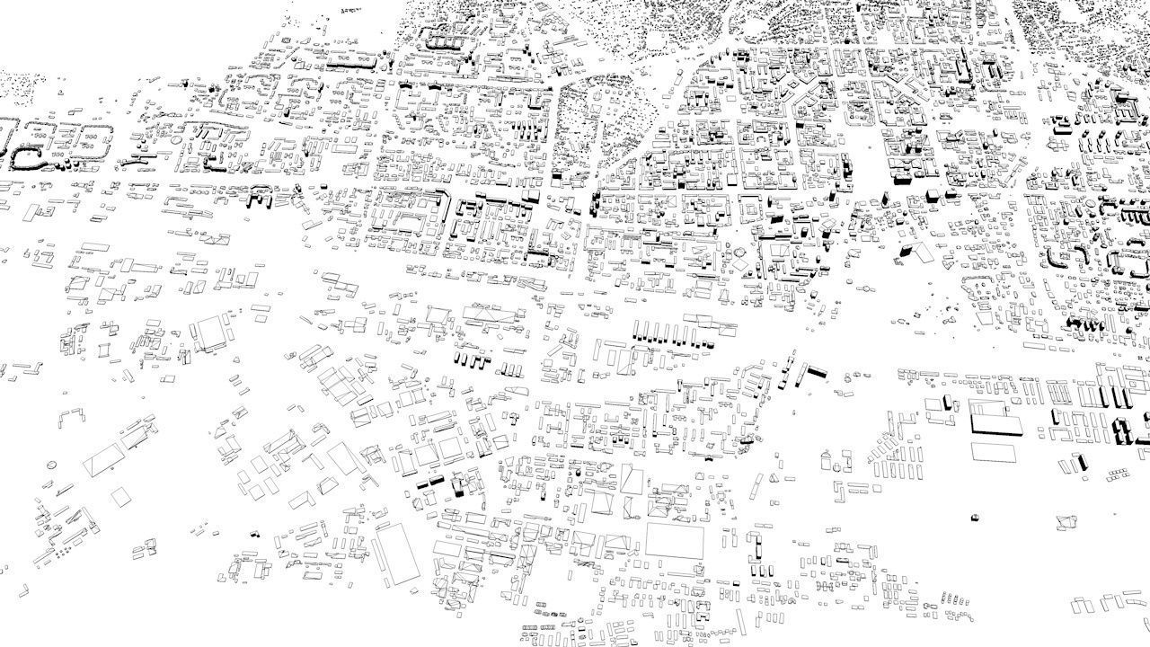 Ulaanbaatar Streets and Buildings 3D model_9