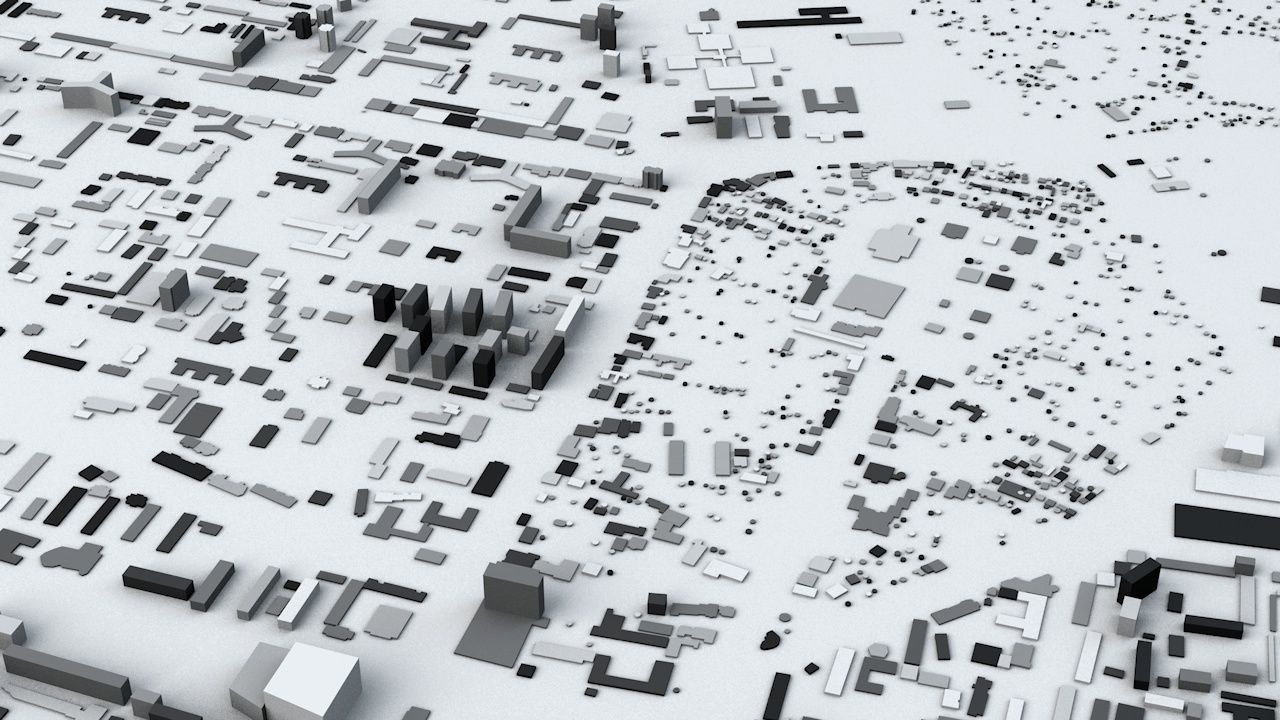 Ulaanbaatar Streets and Buildings 3D model_4