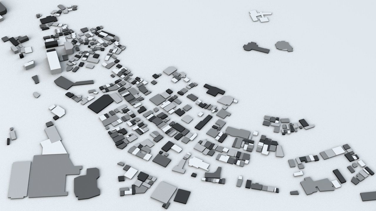 Nagasaki Streets and Buildings 3D model_1