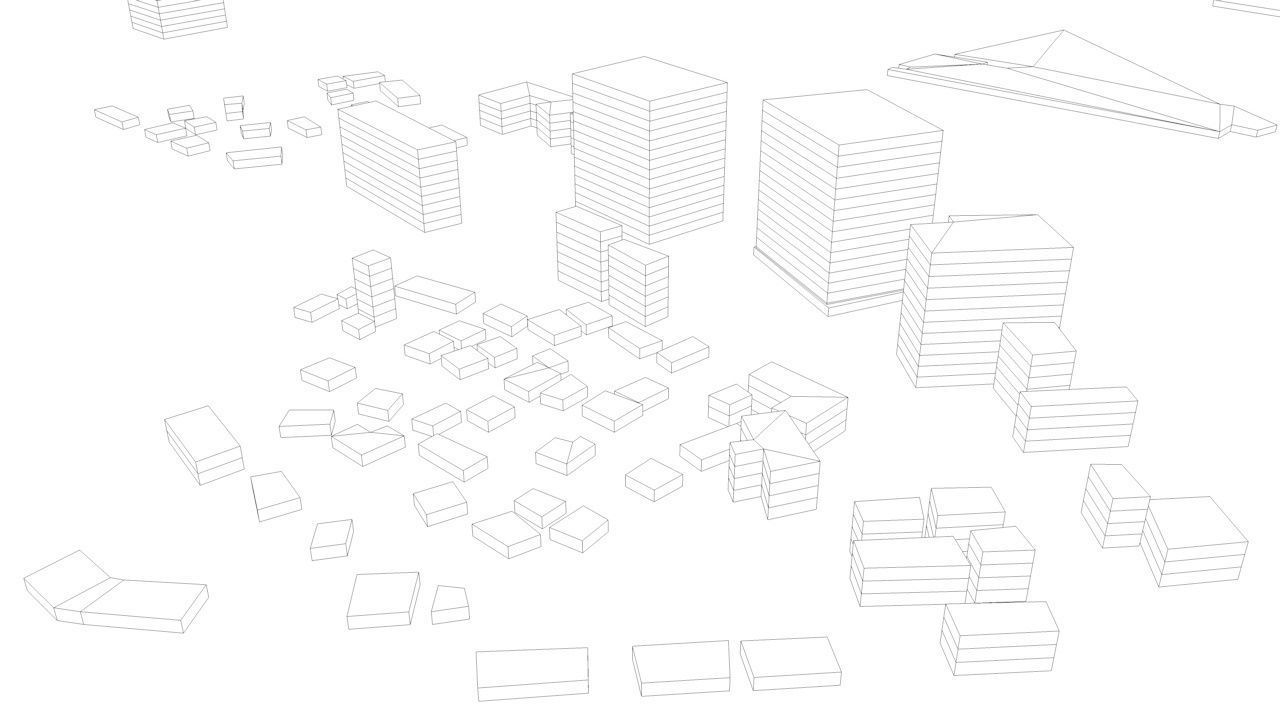 Nagasaki Streets and Buildings 3D model_11