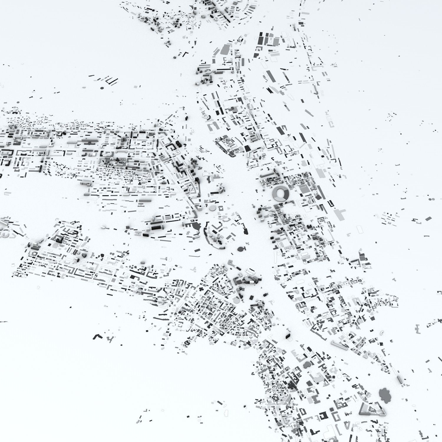 Tbilisi Streets and Buildings 3D model_6