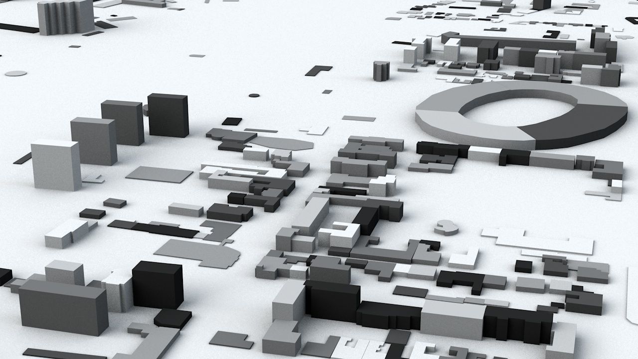 Tbilisi Streets and Buildings 3D model_3