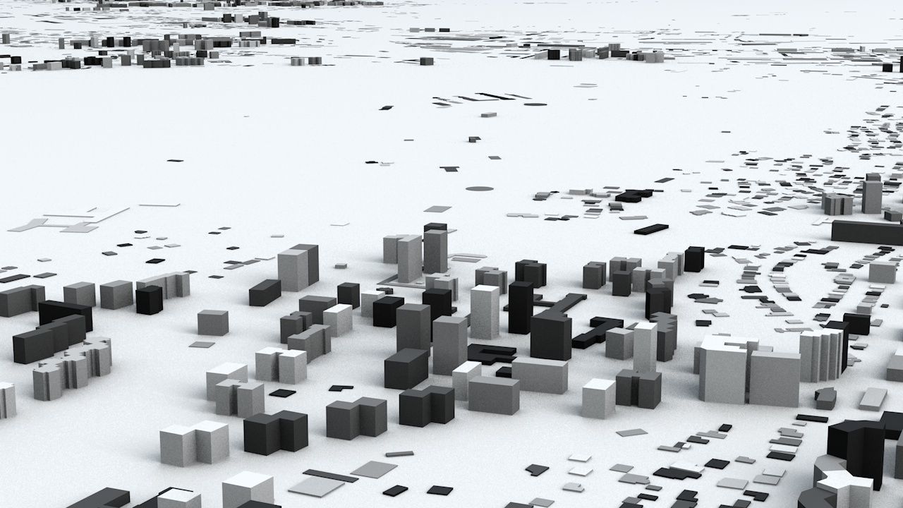 Tbilisi Streets and Buildings 3D model_2