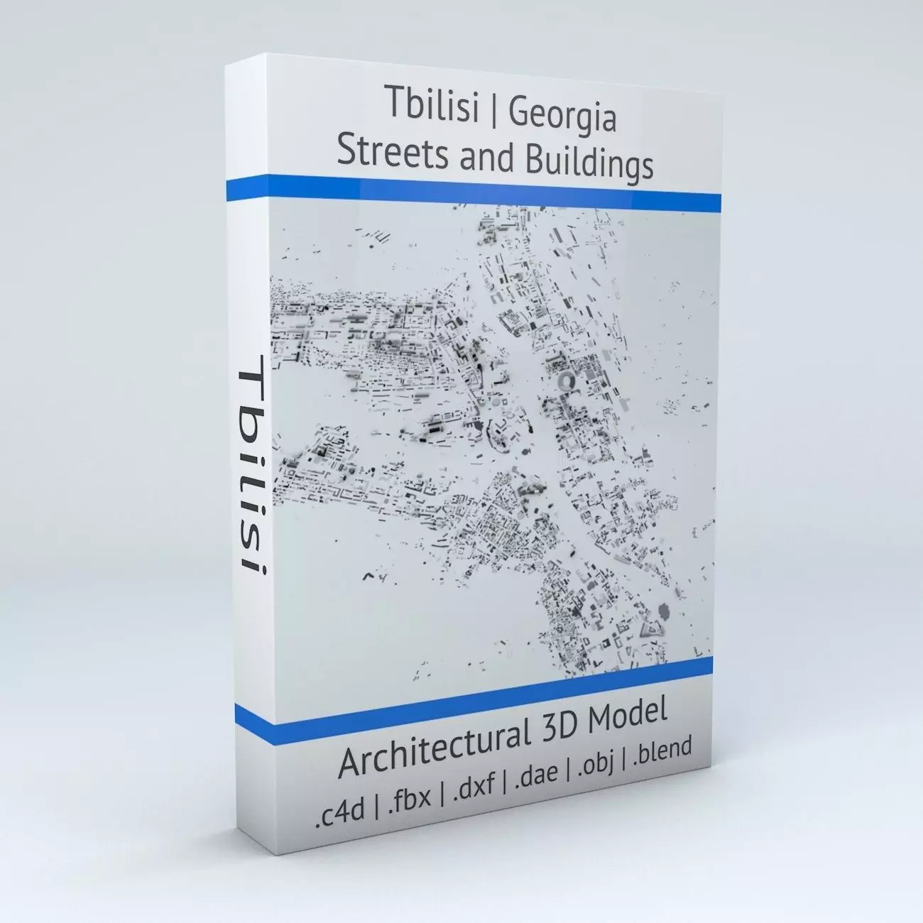 Tbilisi Streets and Buildings 3D model_0