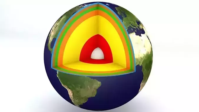Earth Structure 3D model