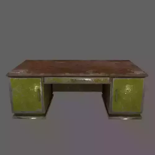 desk 7 with paint
