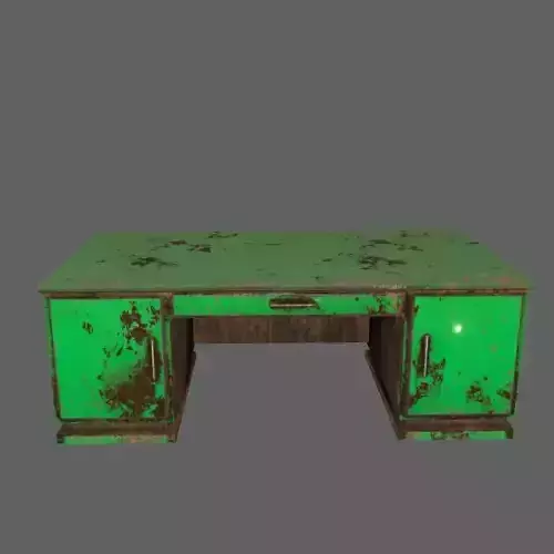 desk 9 old with rust