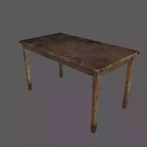 table 3 with metal legs