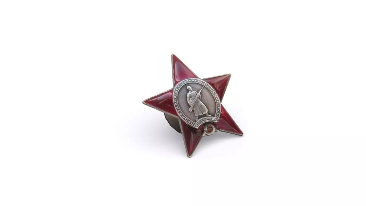 Order of the Red Star Free low-poly 3D model