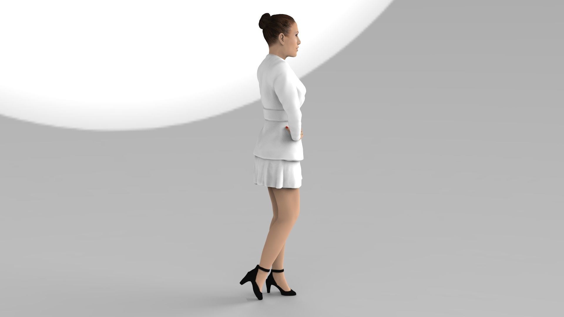 Jennifer Lopez ready for full color 3D printing 3D print model_2