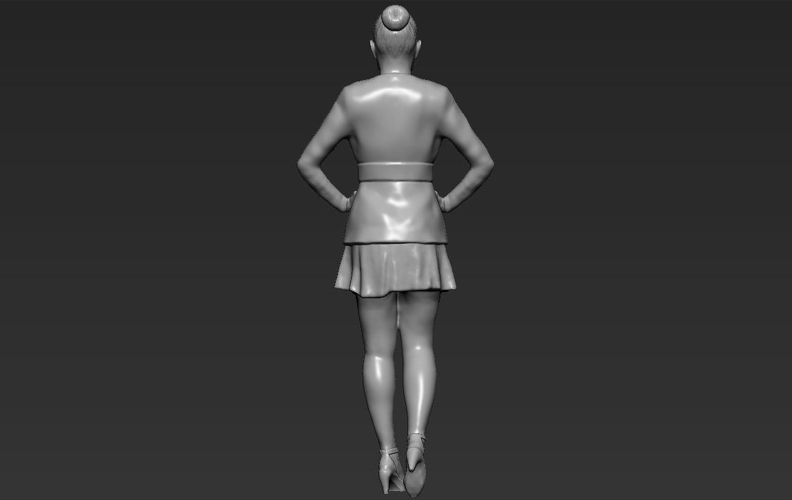 Jennifer Lopez ready for full color 3D printing 3D print model_42