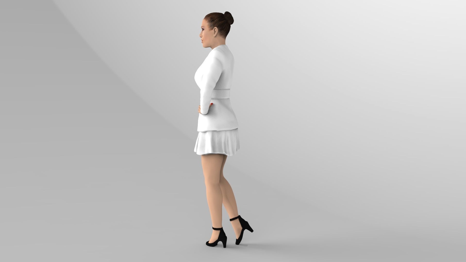 Jennifer Lopez ready for full color 3D printing 3D print model_6