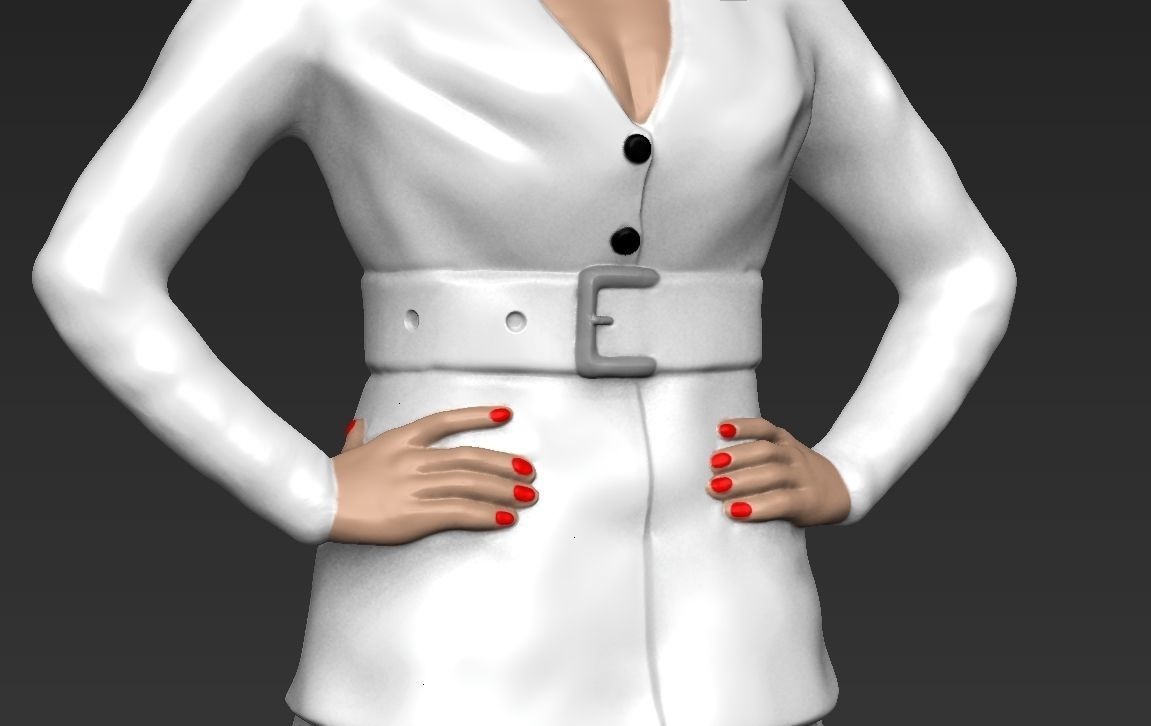 Jennifer Lopez ready for full color 3D printing 3D print model_28