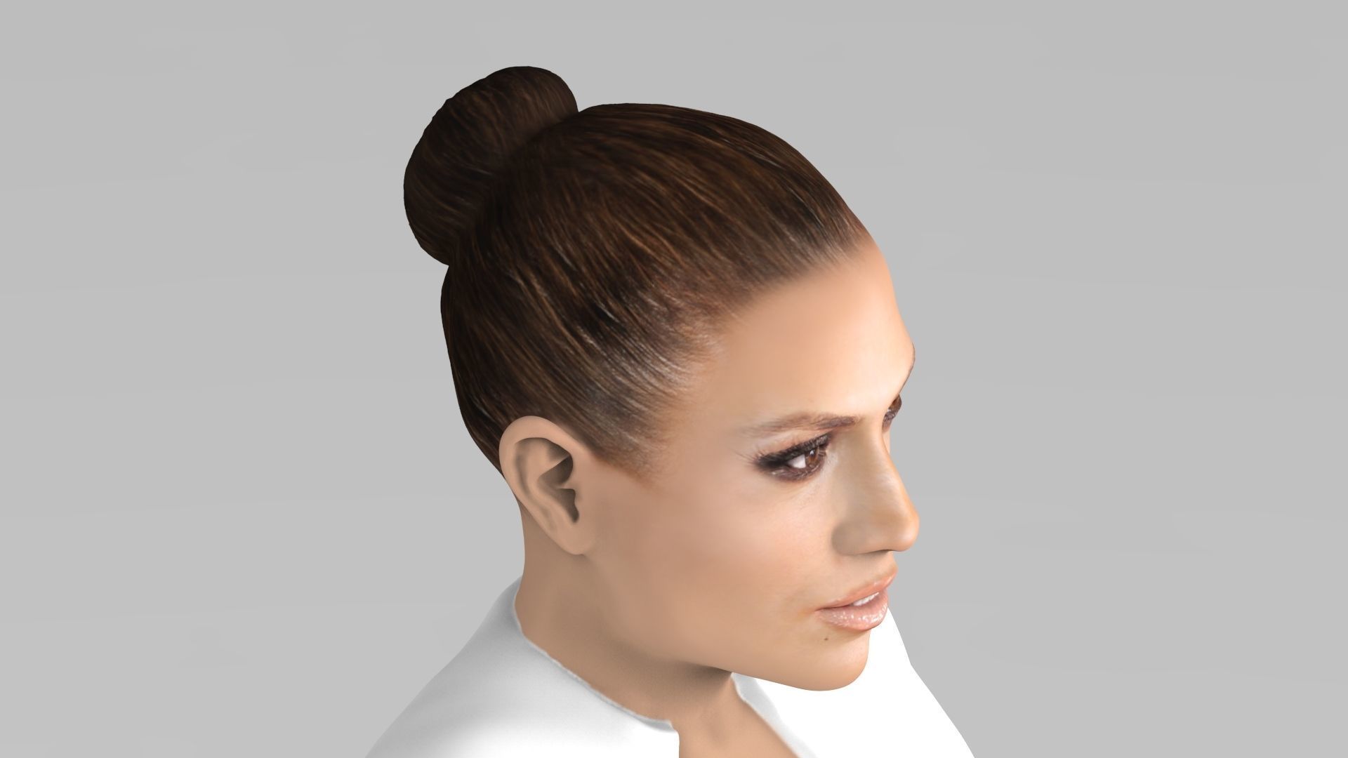 Jennifer Lopez ready for full color 3D printing 3D print model_16