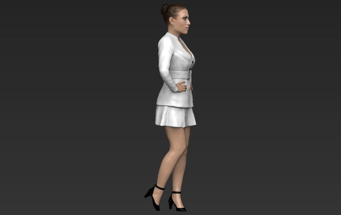 Jennifer Lopez ready for full color 3D printing 3D print model_22
