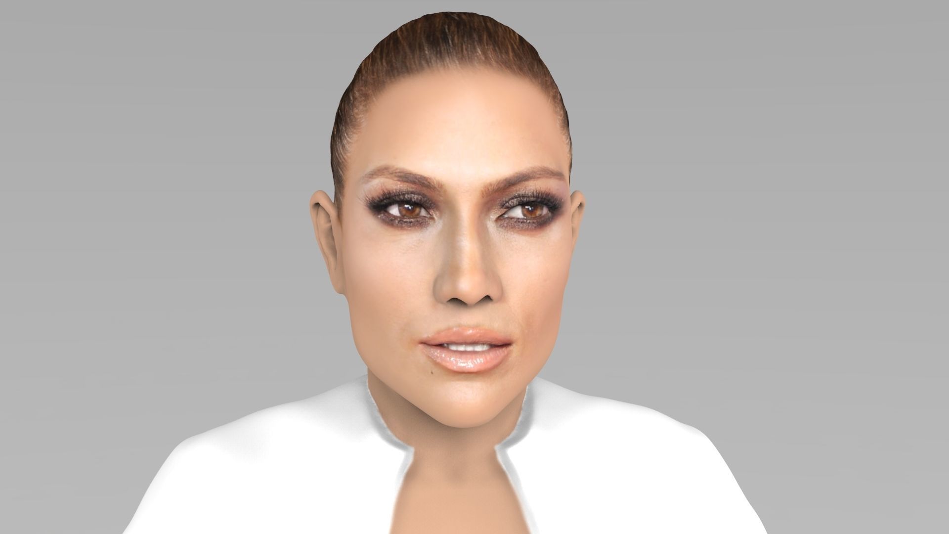 Jennifer Lopez ready for full color 3D printing 3D print model_15