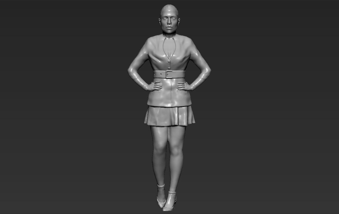 Jennifer Lopez ready for full color 3D printing 3D print model_49