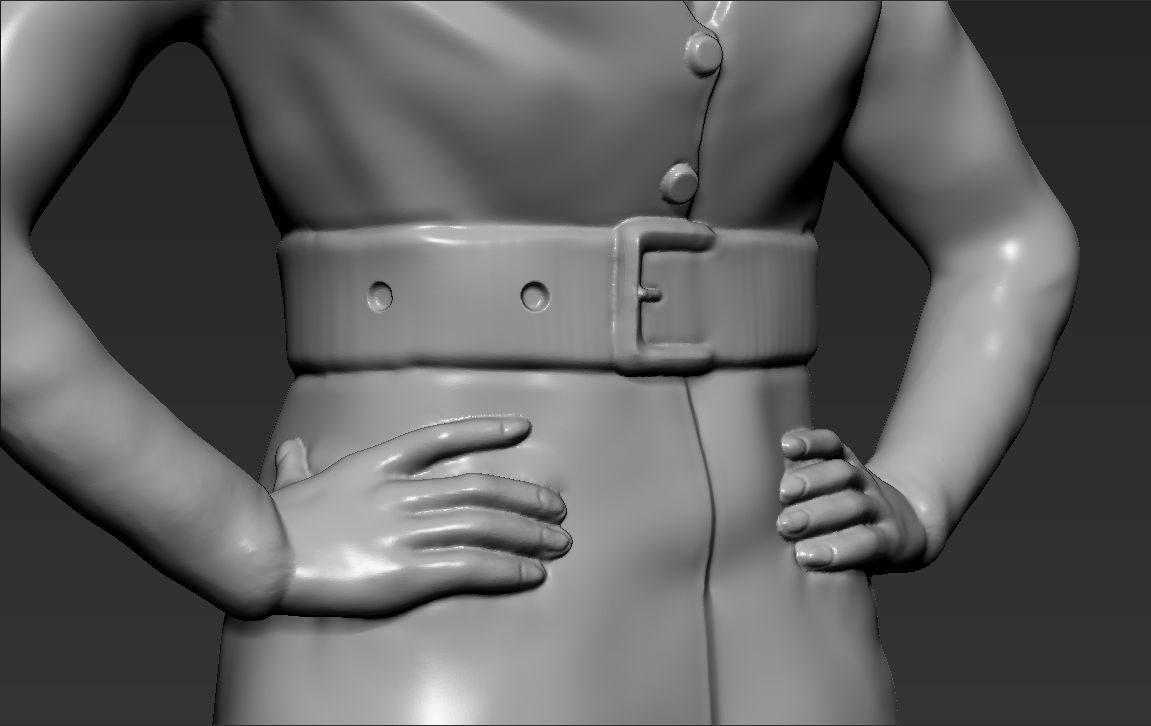 Jennifer Lopez ready for full color 3D printing 3D print model_57