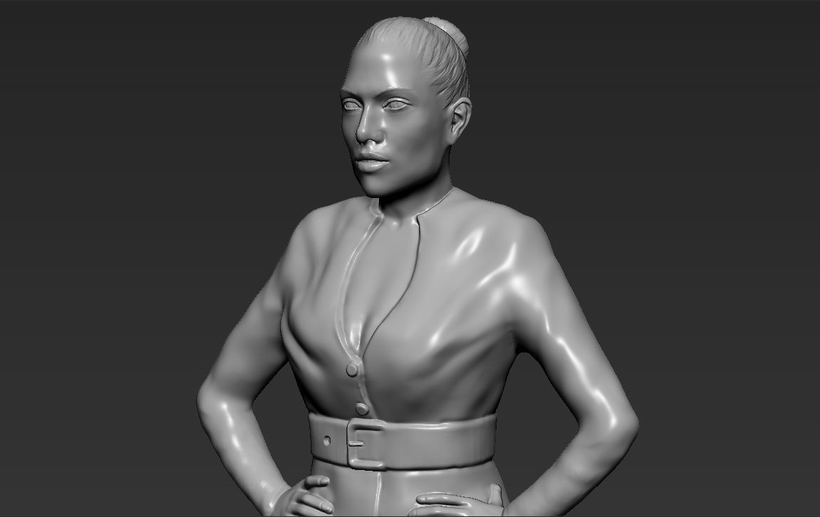 Jennifer Lopez ready for full color 3D printing 3D print model_46