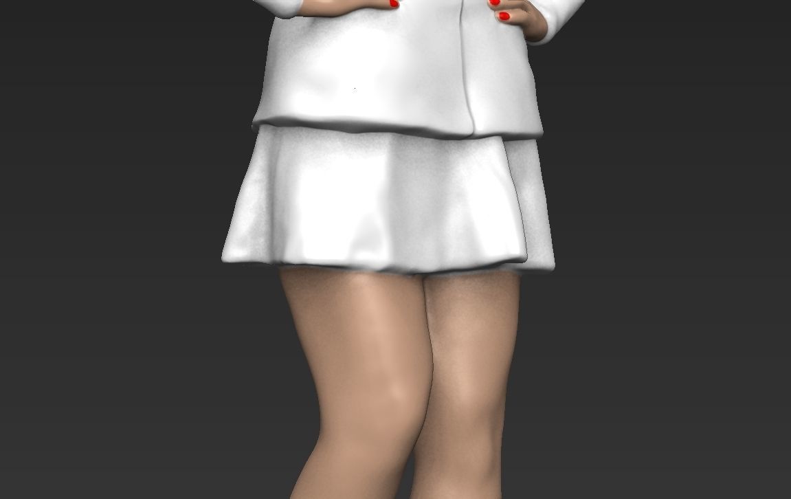 Jennifer Lopez ready for full color 3D printing 3D print model_30