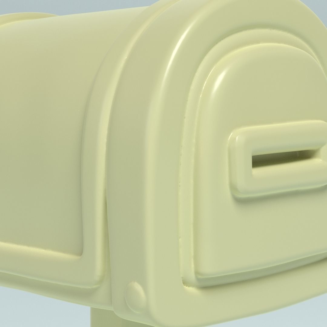 Cartoon props - mailbox 3D print model_4