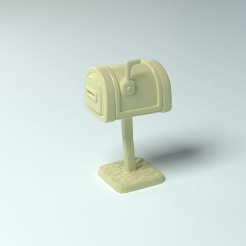 Cartoon props - mailbox 3D print model
