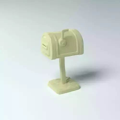 Cartoon props - mailbox 3D print model