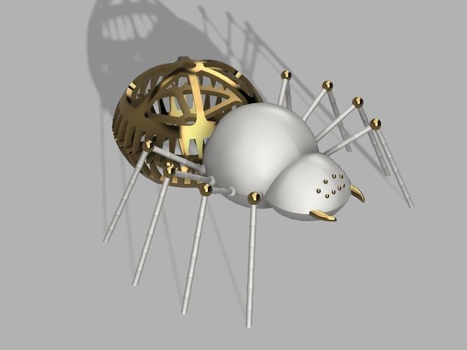 Steampunk Spider 3D print model