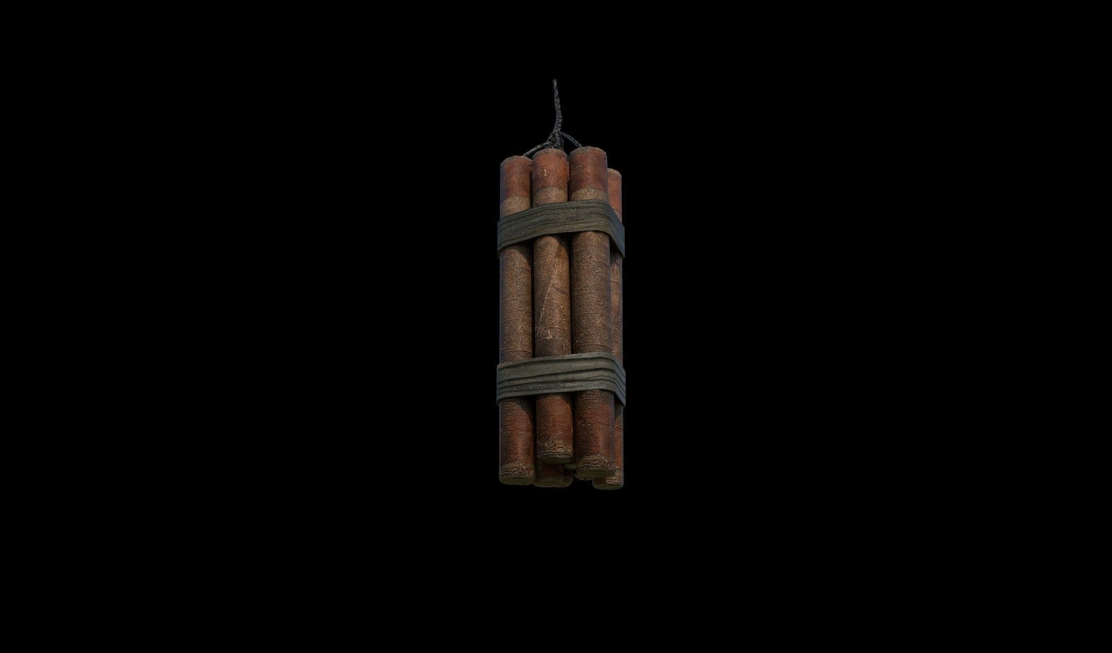 Dynamite - PBR - Textured Low-poly 3D model_8