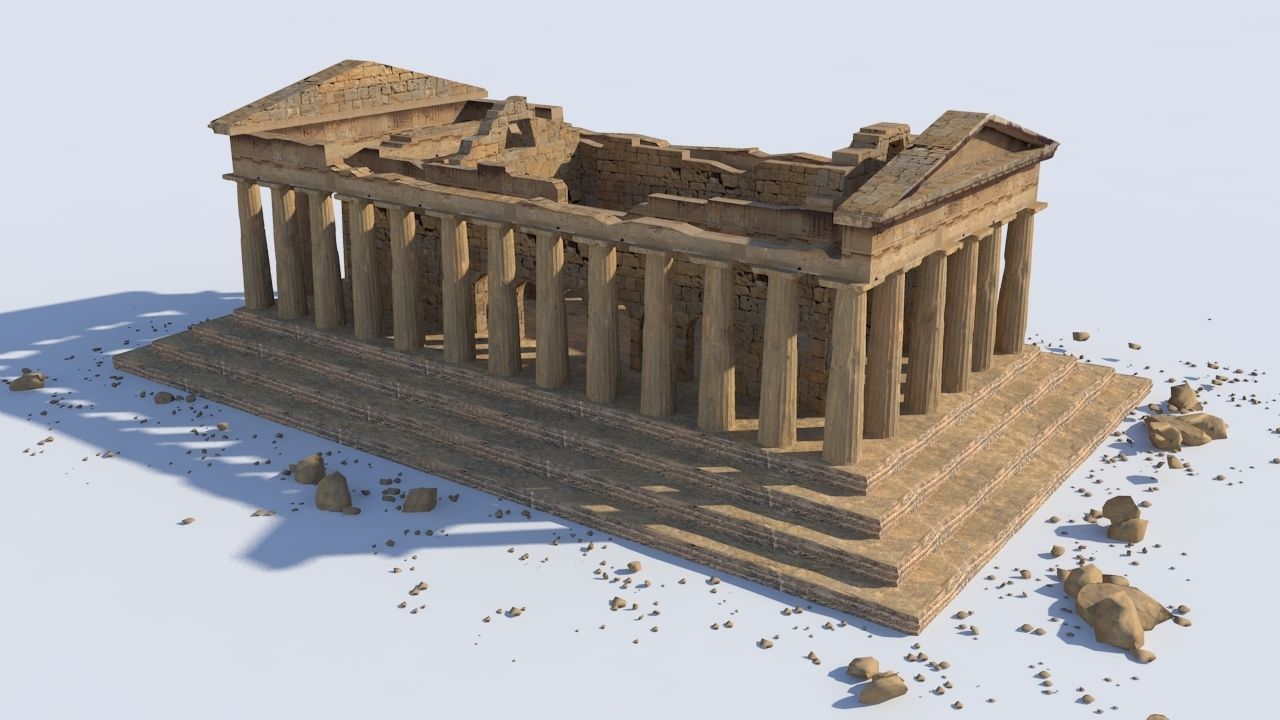 Parthenon 3D model_1