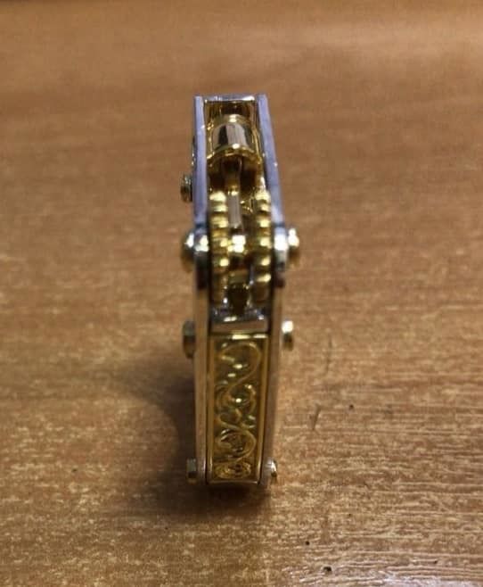 Ring with piston and patterns 3D print model_30